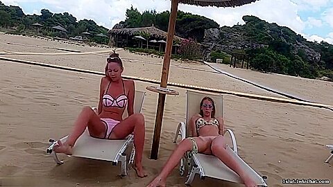 Amazing Hot Amateurs Orgasm Girls Public Beach