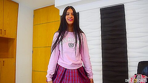 schoolgirl Fucks Her Stepbrother And Wears Her Stepmoms Panties (18+)
