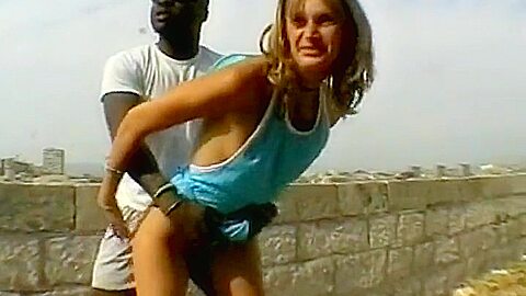 French Babe Gets Smashed By A Loaded Bbc In Public