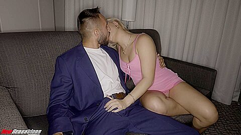 Hooks Up With Stranger In Hotel Room - Mila N And Harley King