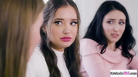 Lena Paul, Jade Baker And Gia Paige - Lesbian Couple Cheating With Same Woman