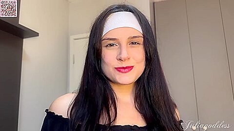 Stepmom Squats, Rides And Finishes Soaking Wet