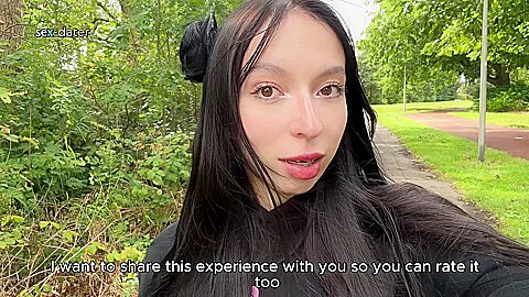 Cyberlycrush And Brunette Babe - I Fucked A Stranger From Sexdater And He Creampied Me Wtf