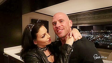 Johnny Sins And Kissa Sins In Johnny & Kissa Vegas Hotel