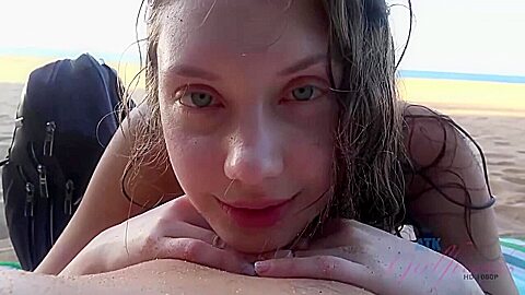 Elena koshka in elena the beach...