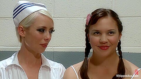 Lorelei Lee And Kiki Koi 18 Year Old Candy Striper Used And Abused By Sadistic Lesbian Nurse In Gynecology Hospital...