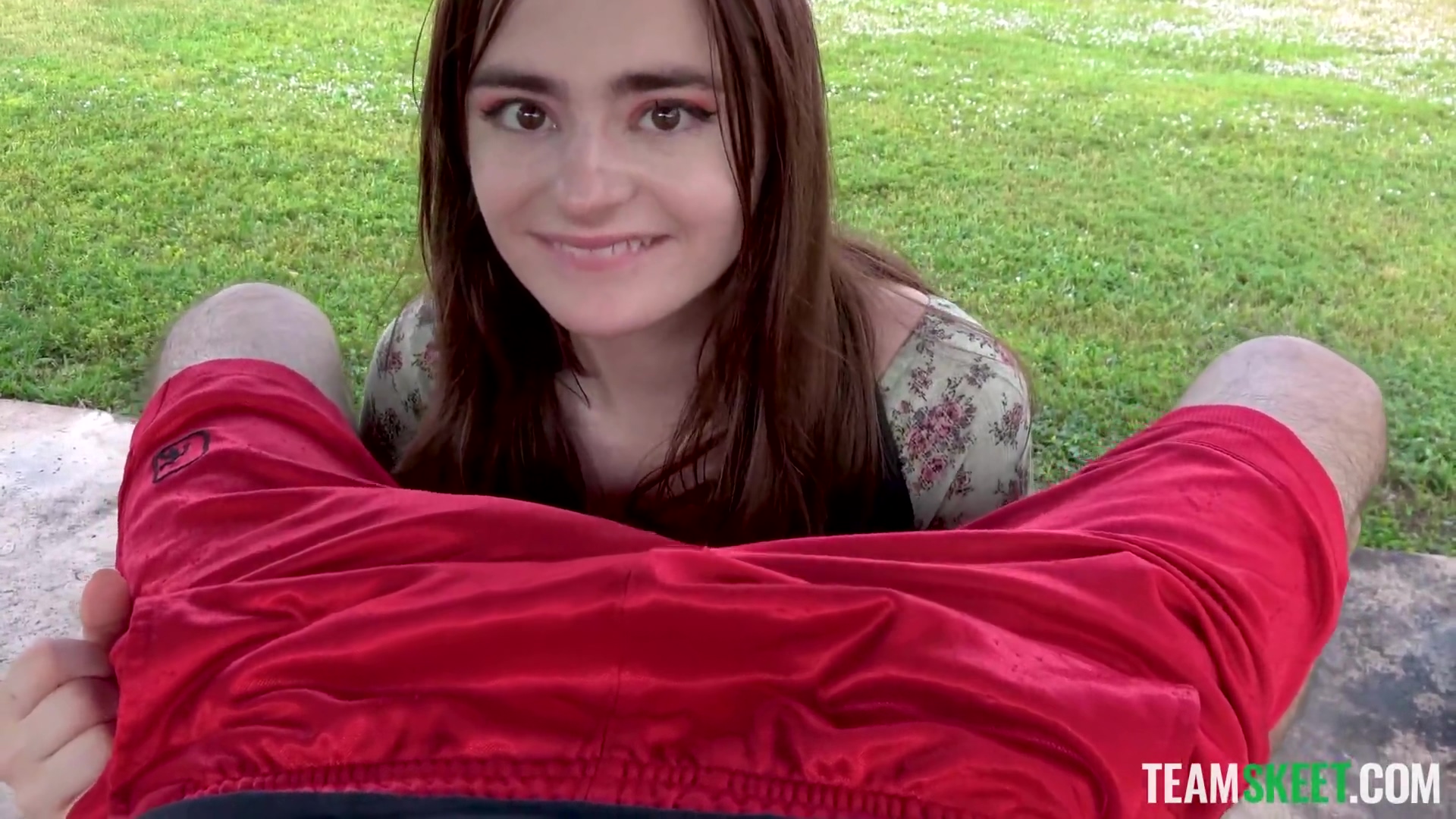 Shy Girl At The Park