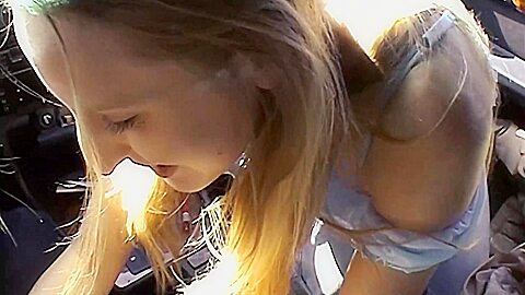 A Blonde German Beauty Loves Sucking Her Mans Cock While He Is Driving – Teaser Video