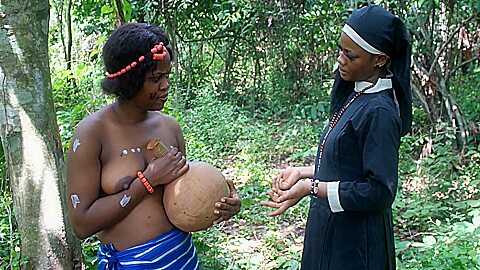 European Missionary Teaches Her Slave New Lesbian Styles