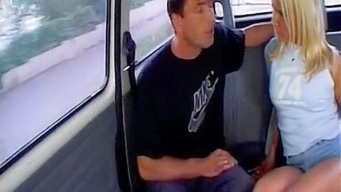 A Busty Blonde Babe From Germany Gets Smashed In The Backseat