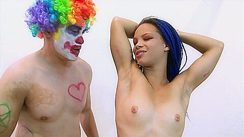 Hipster teen Gets Fucked By A Horny Clown (18+)